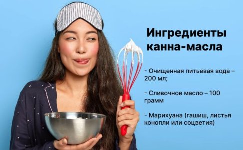 ингредиенты канна-масла